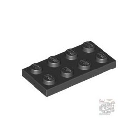 Lego Plate 2 x 4, Black