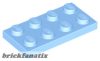 Lego Plate 2 x 4, Bright light blue