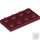 Lego Plate 2 x 4, Dark red