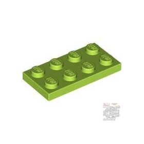 Lego Plate 2 x 4, Lime