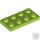 Lego Plate 2 x 4, Lime