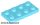 Lego Plate 2 x 4, Medium azure