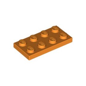 Lego Plate 2 x 4, Orange