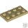 Lego Plate 2 x 4, Tan