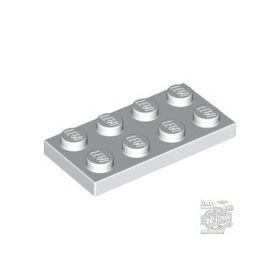 Lego Plate 2 x 4, White