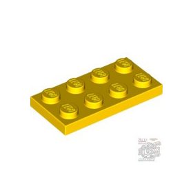 Lego Plate 2 x 4, Yellow