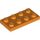 Lego PLATE 2x4, Bright orange