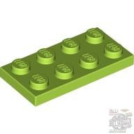 Lego Plate 2x4, Bright yellowish green