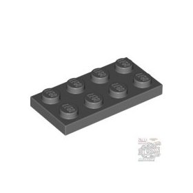 Lego Plate 2x4, Dark grey