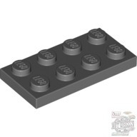 Lego Plate 2x4, Dark grey