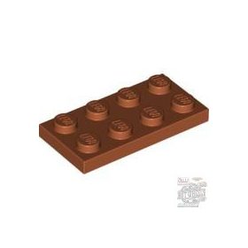 Lego Plate 2x4, Dark orange