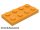 Lego PLATE 2X4, Medium orange