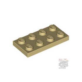Lego Plate 2x4, Tan
