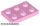 Lego Plate 2 X 3, Bright pink