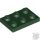 Lego Plate 2 x 3, Dark green