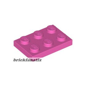 Lego Plate 2 X 3, Dark pink