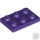 Lego Plate 2 X 3, Dark purple