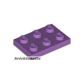 Lego Plate 2 X 3, Medium levander