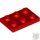 Lego Plate 2 x 3, Red