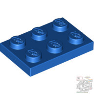 Lego PLATE 2X3, Bright blue