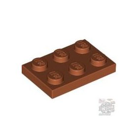 Lego Plate 2x3, Dark orange