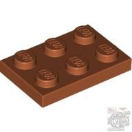 Lego Plate 2x3, Dark orange