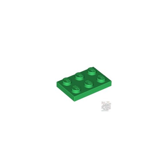 Lego Plate 2x3, Green