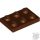 Lego Plate 2x3, Reddish brown
