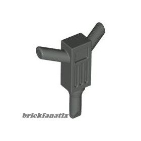   Lego Minifigure, Utensil Tool Motor Hammer / Jackhammer, dark grey