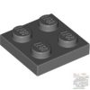 Lego Plate 2 x 2, Dark bluish gray