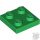 Lego Plate 2 x 2, Green