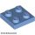 Lego Plate 2 X 2, Medium blue