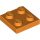Lego Plate 2 x 2, Orange