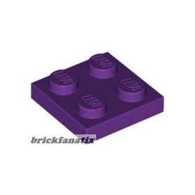 Lego Plate 2 X 2, Purple
