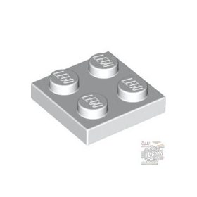 Lego Plate 2x2, White