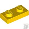 Lego Plate 1 X 2, Yellow