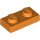 Lego Plate 1 X 2, Orange