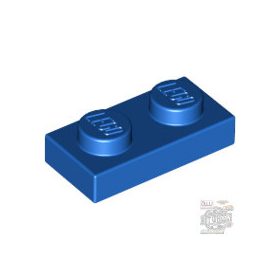 Lego PLATE 1X2, Bright blue