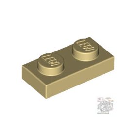 Lego Plate 1X2, Tan