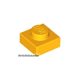 Lego Plate 1 x 1, Bright Light Orange