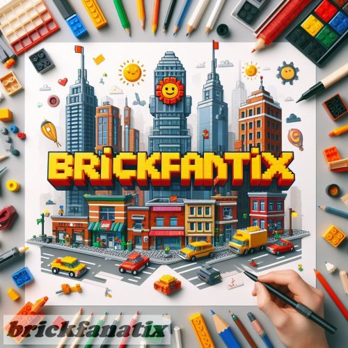 Lego Plate 1 x 1, Bright orange