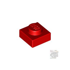 Lego Plate 1 x 1, Bright red