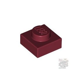 Lego Plate 1 x 1, Dark red