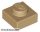 Lego Plate 1 x 1, Dark tan