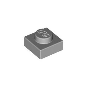 Lego Plate 1 x 1, Light grey