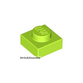 Lego Plate 1 x 1, Lime
