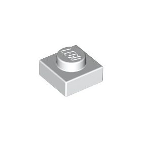 Lego Plate 1 x 1, White