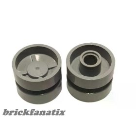 Lego Wheel 18mm D. x 14mm, Dark bluish gray