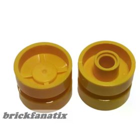 Lego Wheel 18mm D. x 14mm, Yellow