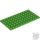 Lego PLATE 6X12, Bright green